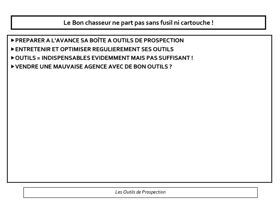 Le Bon chasseur ne part pas sans fusil ni cartouche !