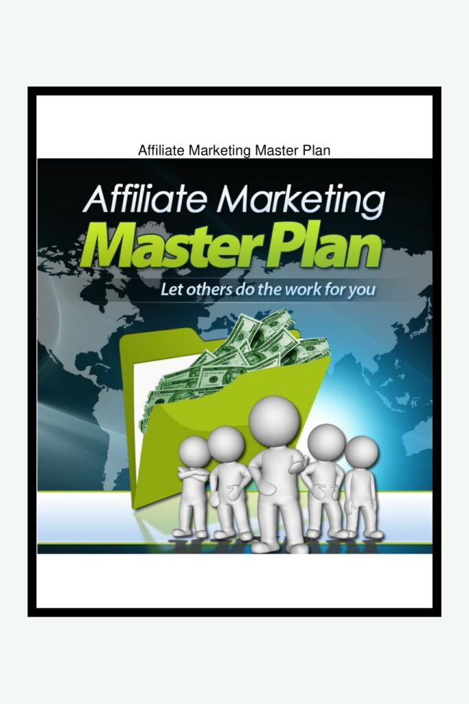 Plan maître du marketing d’affiliation