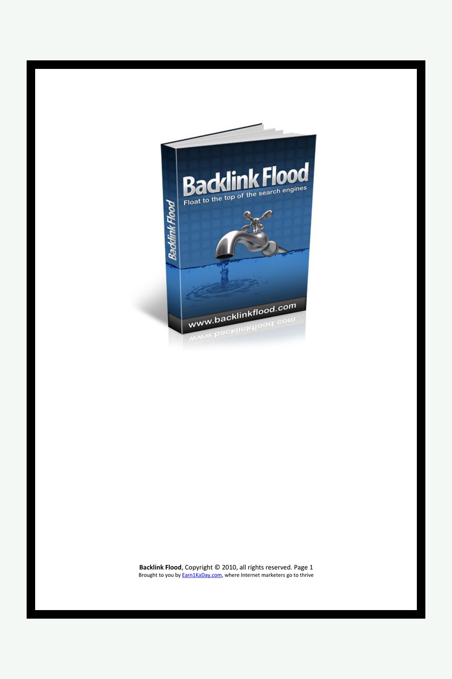 Backlink Flood couverture