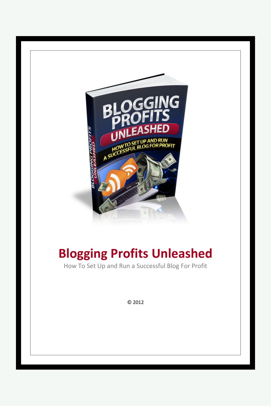 Blogging Profits Unleashed couverture