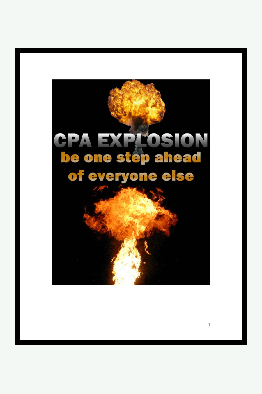 Cpa Explosion couverture