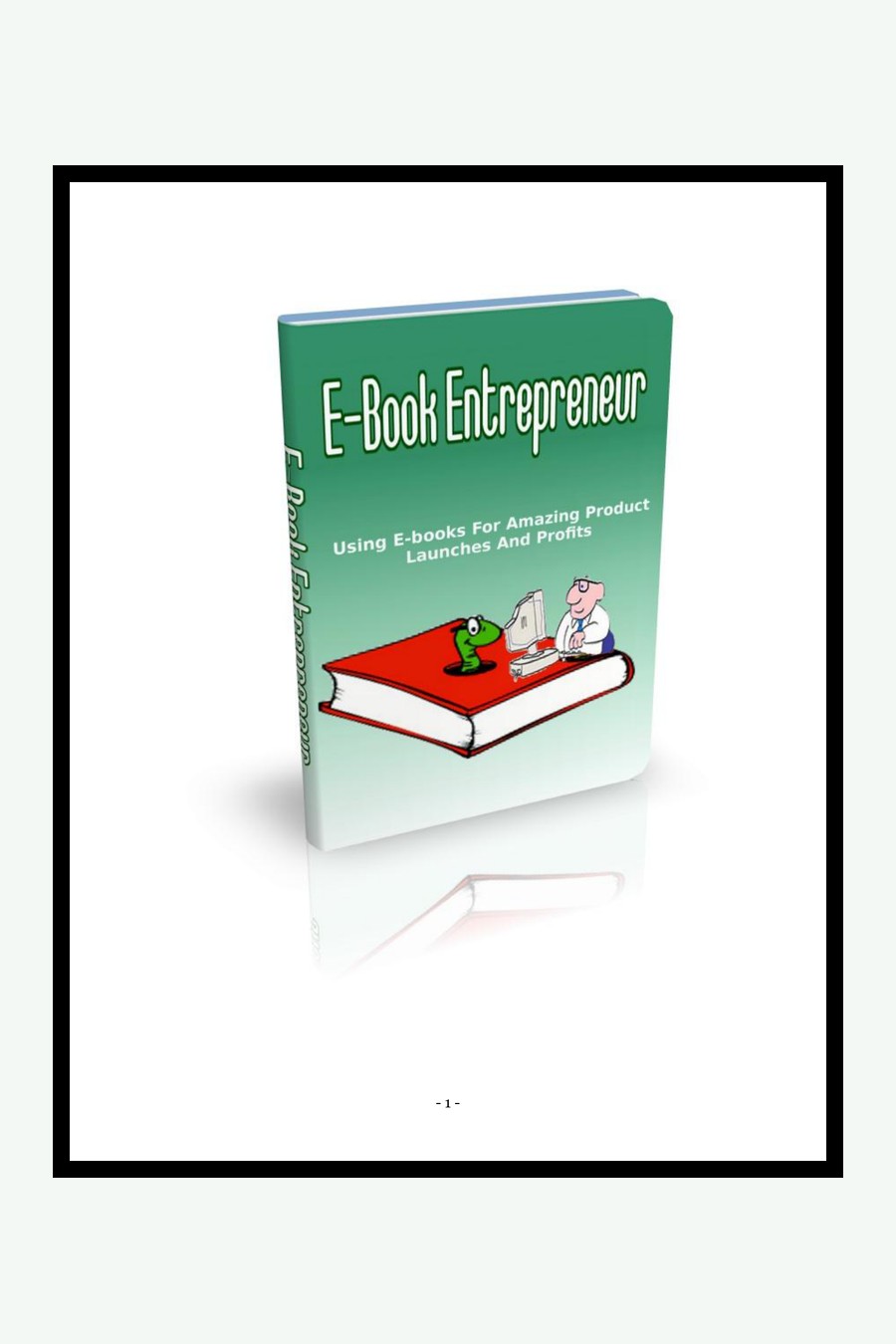 E-Book Entrepreneur couverture